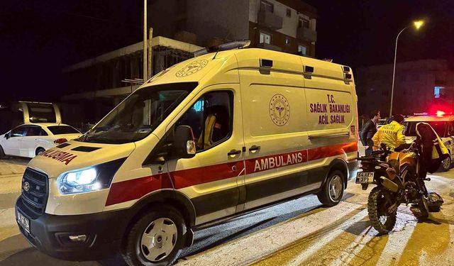 Uşak'ta motosikletin çarptığı yaya hayatını kaybetti: Kaza anı kamereda