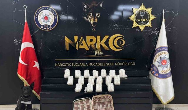 Van'da 22 kilo 540 gram metamfetamin ele geçirildi