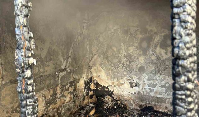 Yaşlı adam evinde elektrikli sobadan çıkan yangında hayatını kaybetti