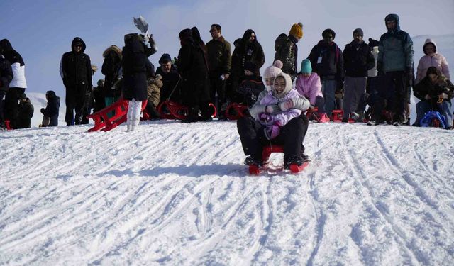 Zigana Kayak Merkezi'nde sömestr tatiliyle birlikte yoğunluk yaşandı