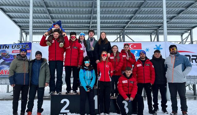 Rize Biathlon ekibi 6 madalya topladı
