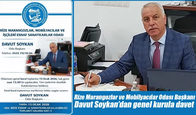 Davut Soykan’dan genel kurula davet
