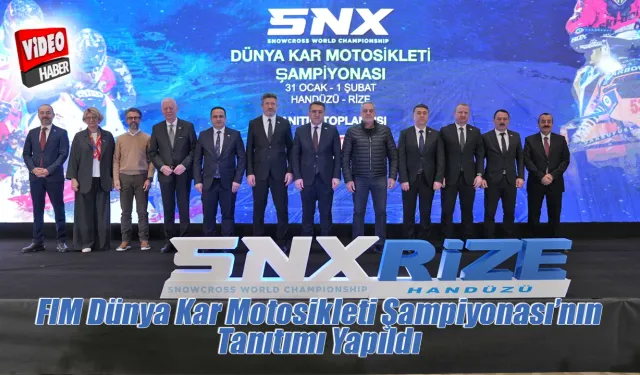 FIM Dünya Kar Motosikleti Şampiyonası’nın Tanıtımı Yapıldı