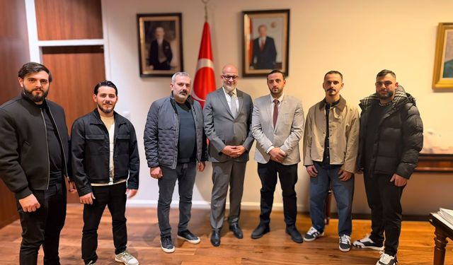 Avrupa Rizeliler Derneği Fransa Yönetiminden Strasbourg Başkonsolosluğu’na Ziyaret