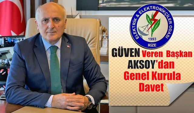 Rize esnafının Ankara’daki sesi Güven Aksoy’dan seçim çağrısı