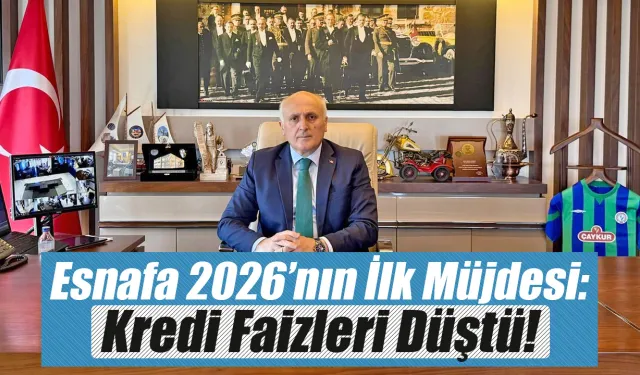 Esnafa 2026’nın İlk Müjdesi: Kredi Faizleri Düştü!