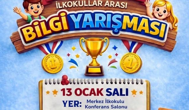 İyidere'de ilkokullar arası bilgi yarışması başlıyor
