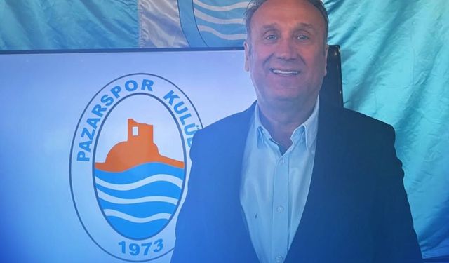 Pazarspor’un Yeni Başkanı Recep Müftüoğlu Oldu