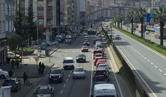 Rize’de rakamlar artıyor,kilometrekareye  27 araç düşüyor