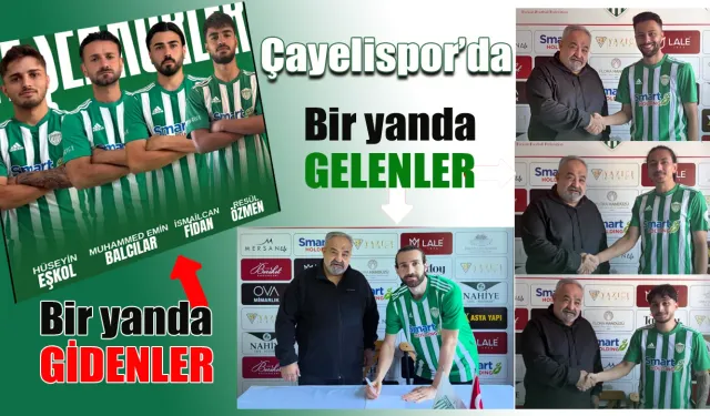 Çayelispor'da transfer hareketliliği
