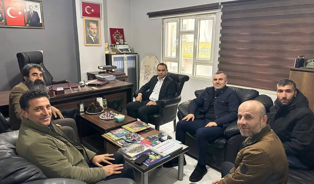 Silopi Kaymakamından Şırnak Gazeteciler Cemiyeti’ne ziyaret