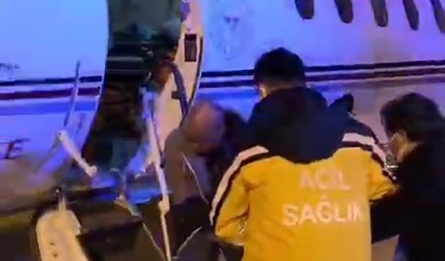 11 aylık bebek uçak ambulansla Van'dan İstanbul'a sevk edildi