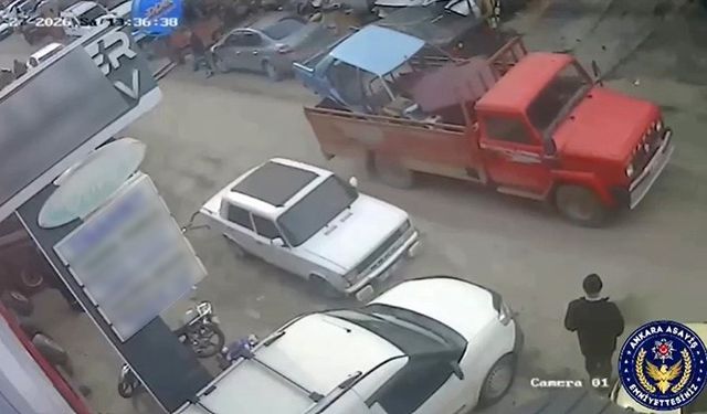 Ankara'da çalıntı araçları presleyerek yok eden 8 şüpheli yakalandı