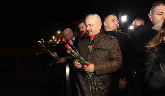 Başkan Büyükgöz, Hatay'da depremde hayatını kaybedenleri andı