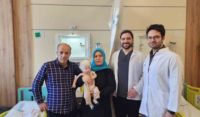 Batman'da kraniyosinostoz teşhisi konulan 5 aylık bebek 3 saatlik ameliyatla sağlığına kavuştu