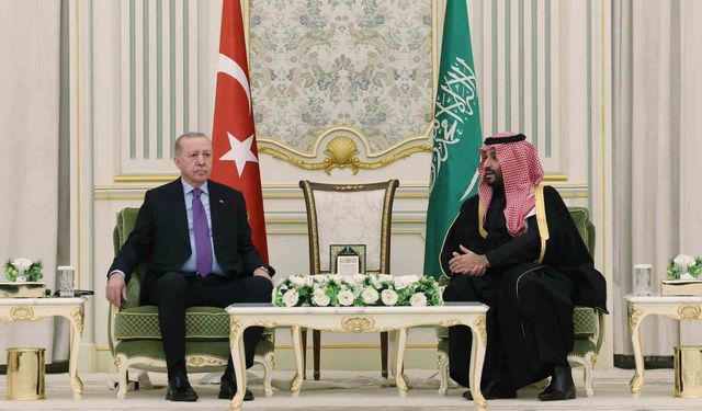 Cumhurbaşkanı Erdoğan ile Suudi Arabistan Veliaht Prensi Selman Suriye, Gazze ve Yemen'i ele aldı