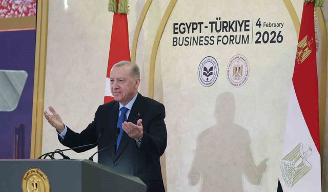 Cumhurbaşkanı Erdoğan: 'Mısır ile aramızdaki iş birliğinin bölgemizin istikrarına yaptığı katkıya hep birlikte şahit oluyoruz'