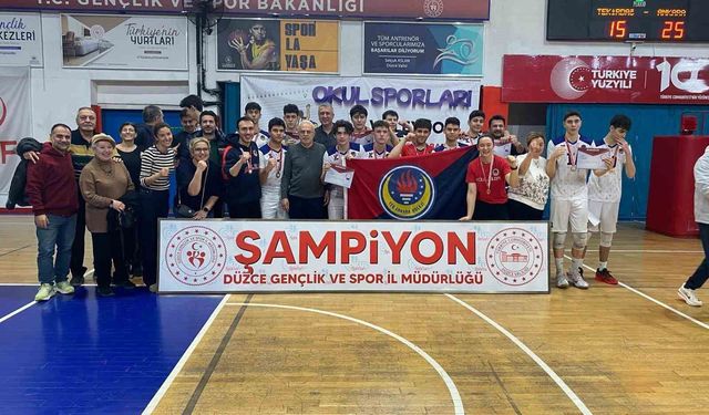 Düzce'de voleybol rüzgarı