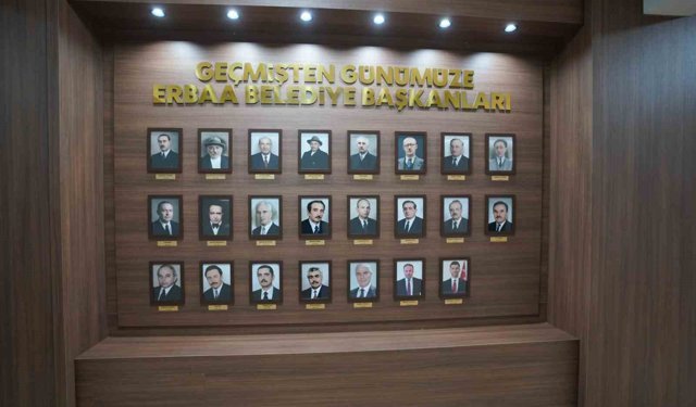 Erbaa Belediyesi'nin yönetim tarihi tek panoda toplandı