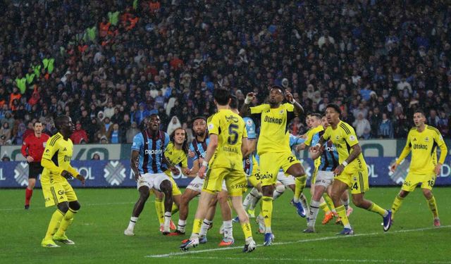 Fenerbahçe'den Trabzonspor'a karşı üst üste 5. galibiyet