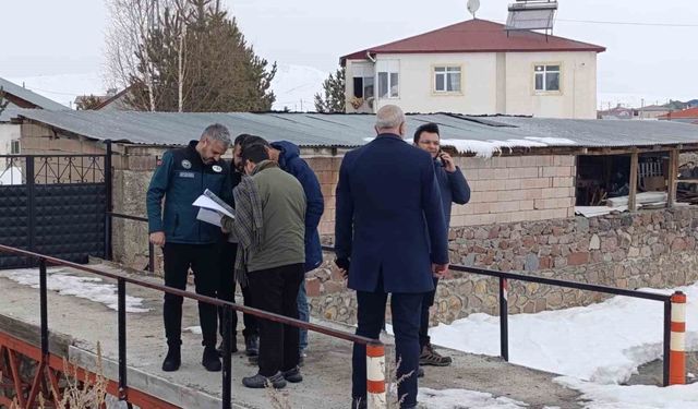 Göle'de dereler ıslah ediliyor