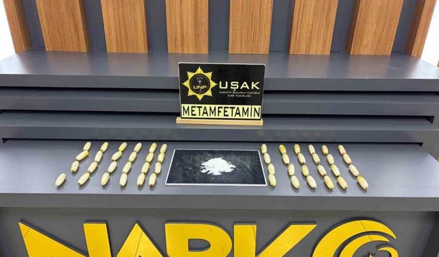 Midelerinden 1 kilo 70 gram metamfetamin çıktı