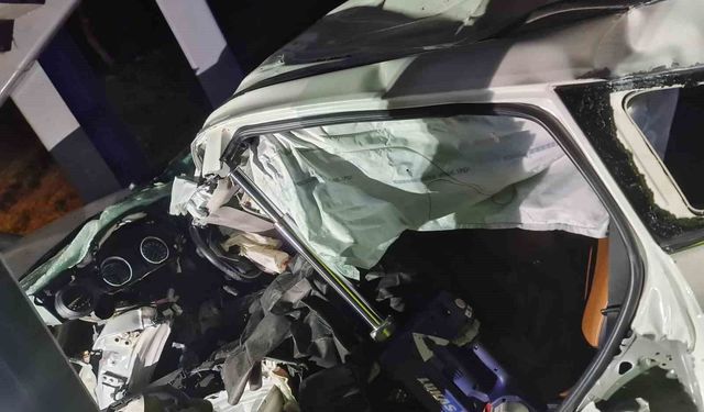 Rize'de feci kaza: 1 ölü, 1 ağır yaralı