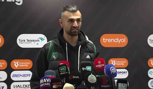 Serdar Dursun: 'Normalde kazanmamız gereken maçı 1 puanla devam ettik'