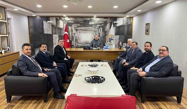 Siirt TSO, Gelir İdaresi Grup Başkanlarını kabul etti