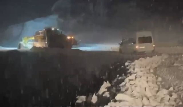 Siirt'te kar yağışı nedeniyle 117 köy yolu ulaşıma kapandı