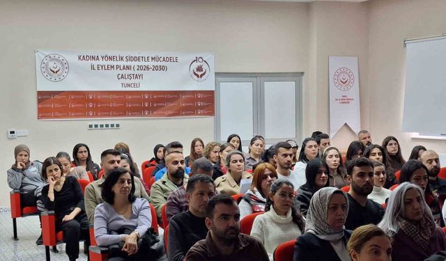 Tunceli'de kadına yönelik şiddetle mücadelede yerel yol haritası belirlendi