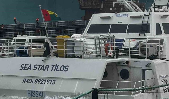 Yalova'da tersaneye bağlı geminin 6 personeli için kurtarma operasyonu