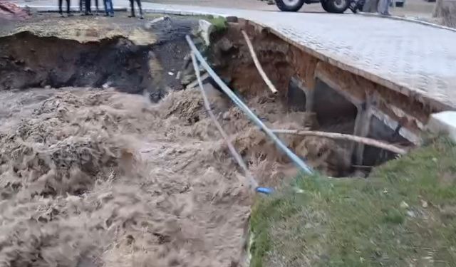 Yozgat'ta aşırı yağış sele neden oldu