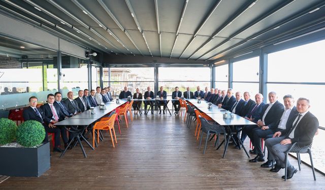 Rize'de il protokolü Ramazan öncesi buluştu