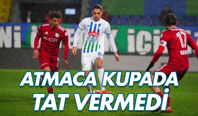 Çaykur Rizespor kupada tat vermedi