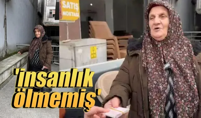 Rize'de, 'insanlık ölmemiş' dedirten hareket