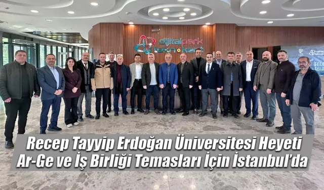 RTEÜ Heyeti Ar-Ge ve İş Birliği için İstanbul’da