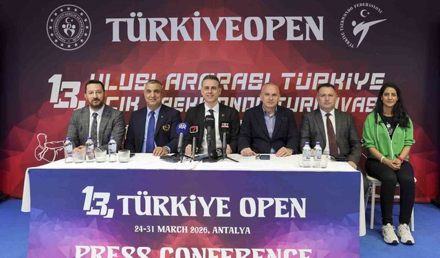 13. Uluslararası Türkiye Açık Taekwondo Turnuvası'nda heyecan yarın başlıyor