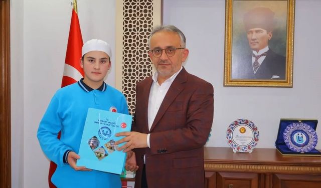 7 ayda hafızlık eğitimini tamamladı