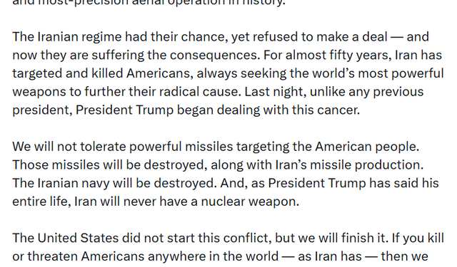 ABD Savunma Bakanı Hegseth, İran'a yönelik açıklamalarda bulundu