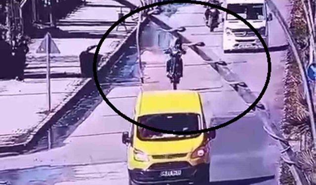 Akan trafiğe aldırış etmeden ön kaldıran sürücüye 46 bin TL ceza