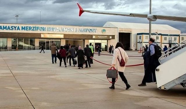 Amasya Merzifon Havalimanı'ndan şubatta 11 binden fazla yolcu uçtu
