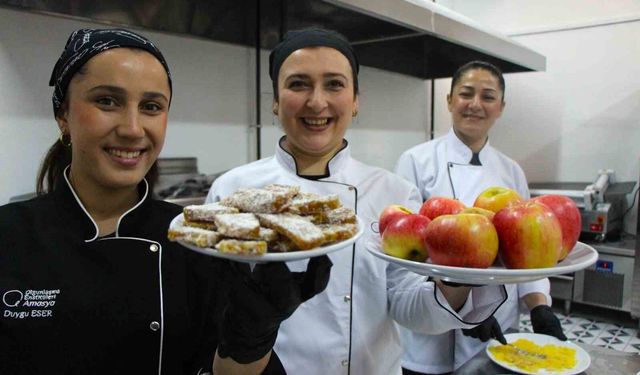 Amasyalılardan misket elma tadında cezerye