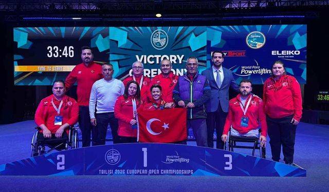 Avrupa Para Powerlifting Şampiyonası'nda milliler 15 madalyaya ulaştı