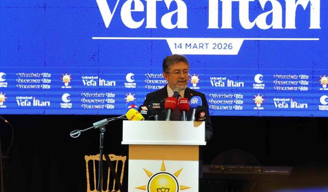 Bakan Yumaklı: 'Biz bölgemizde huzurun hakim olmasını isteyen bir ülkeyiz'