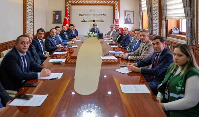 Bayburt'ta bağımlılıkla mücadele çalışmaları değerlendirildi