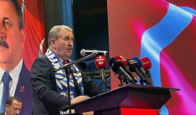 BBP Genel Başkanı Destici, Erzurum kongresinde konuştu: