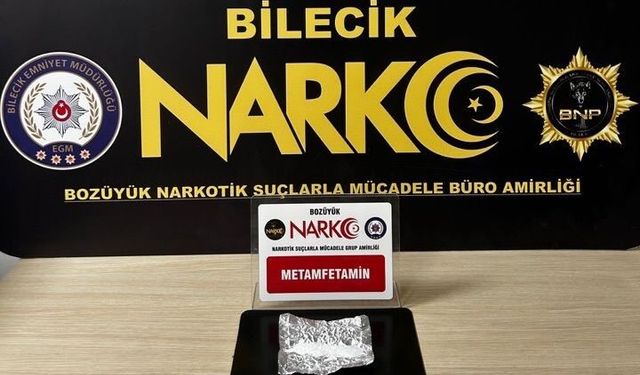 Bilecik'te uyuşturucu operasyonu: 1 şüpheli yakalandı