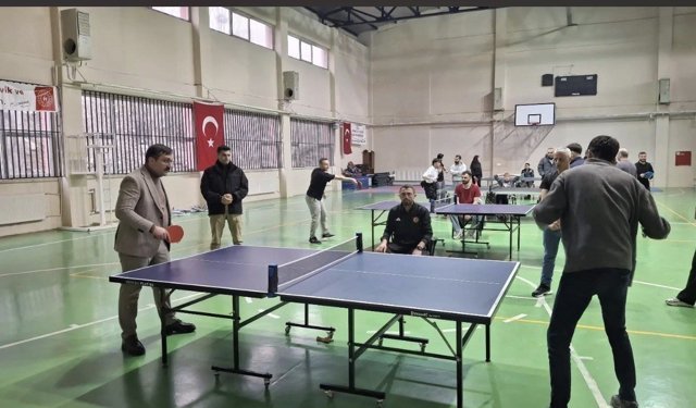 Bingöl'de masa tenisi turnuvası başladı
