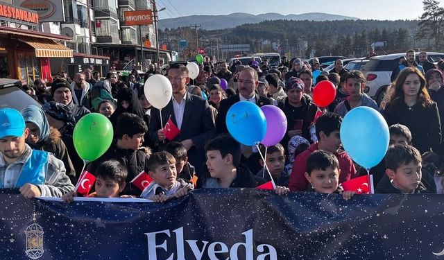 Bolu'da 'Elveda Ramazan' yürüyüşü